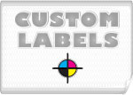 Rectangular Labels, White Paper w/ Glossy Finish