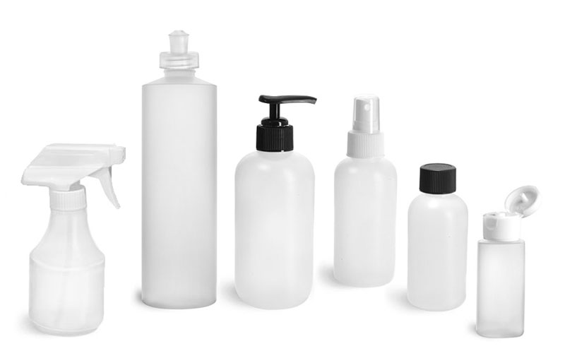 Natural HDPE Bottles