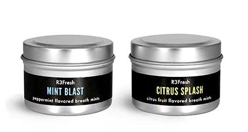 Round Mint Tins, Food Packaging