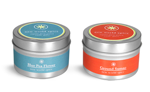 Round Spice Tins 
