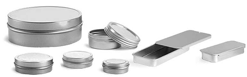 Flat Metal Tins