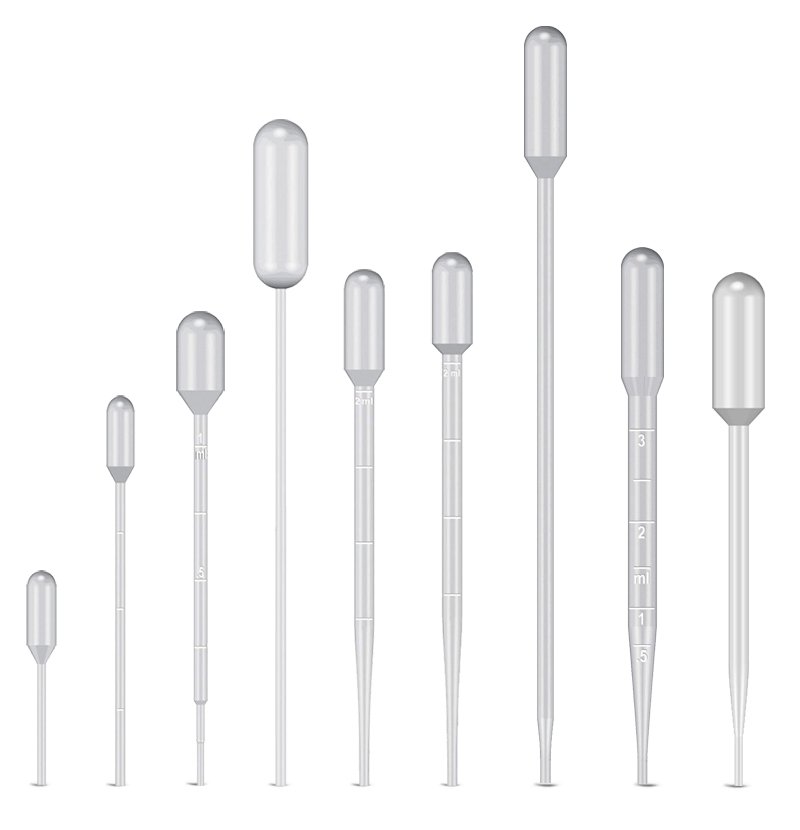 Disposable Pipettes, Natural Plastic Disposable Transfer Pipettes