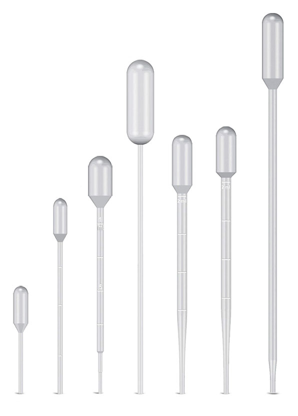 Disposable Pipettes, Natural Plastic Disposable Transfer Pipettes