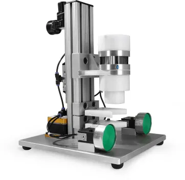 Universal Pneumatic Press Assembly For Child Resistant Sprayers