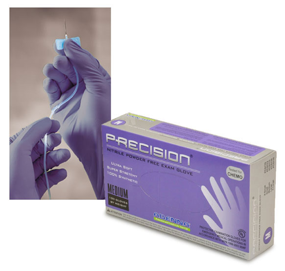 Nitrile Gloves, Precision Violet Nitrile Powder-Free Exam Gloves