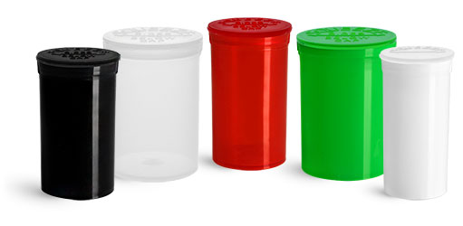 Hinge Top Containers for CBD Hemp Products