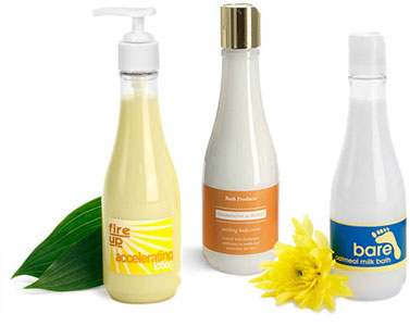Woozy Bottles for Body Care Products
