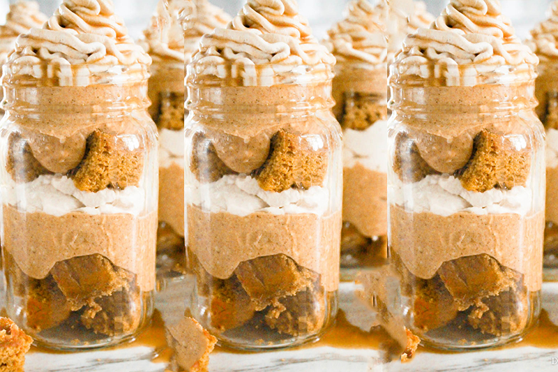 Pumpkin Spice Cheesecake Trifles