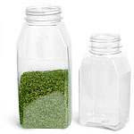 Clear PET Spice Containers