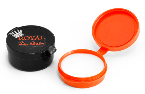 Colored Hinge Top Lip Balm Polycons