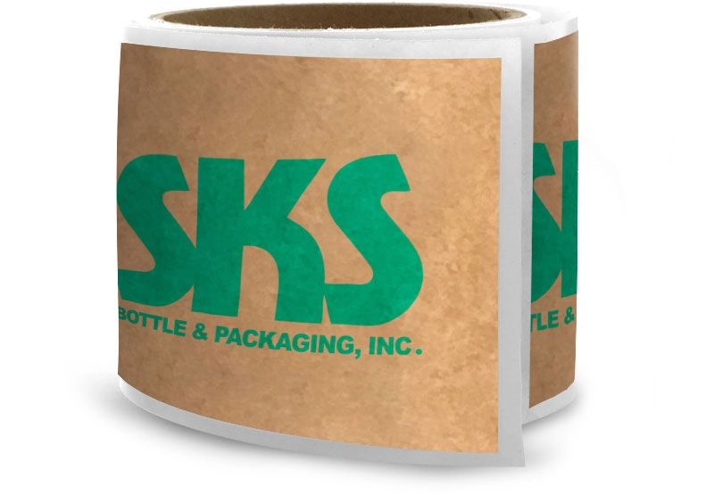 Brown Kraft Paper Label Material