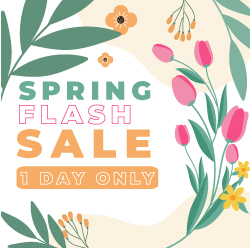 Spring Savings Flash Sale Promo