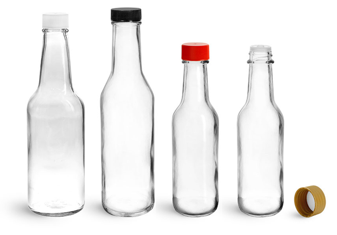 Clear Sauce Bottles for Restaurants