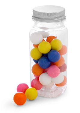 French Square Plastic Bottles With Caps