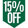 15 Percent Off Sitewide