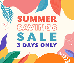 Big Summer Savings Sale Promo