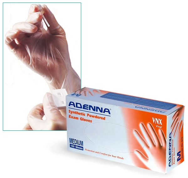Disposable Gloves, Synthetic Vinyl Powder Free Gloves