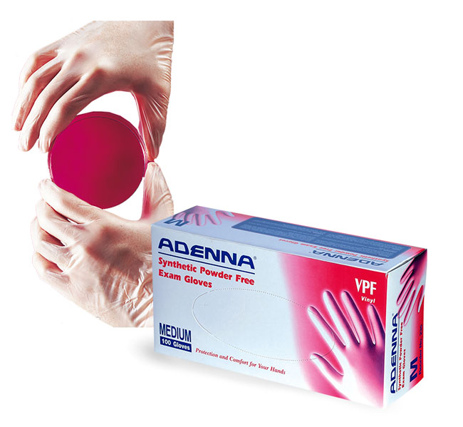 Vinyl Gloves, Synthetic Vinyl Powder Free Exam Gloves