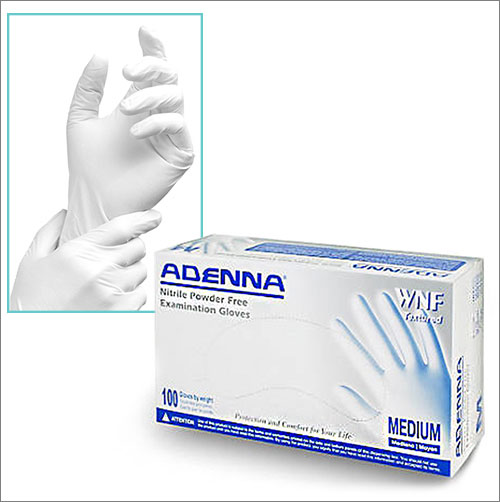 Original White Nitrile Powder Free Exam Gloves