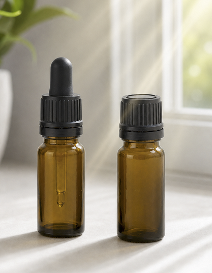 Amber Glass Dropper Bottle UV Protection