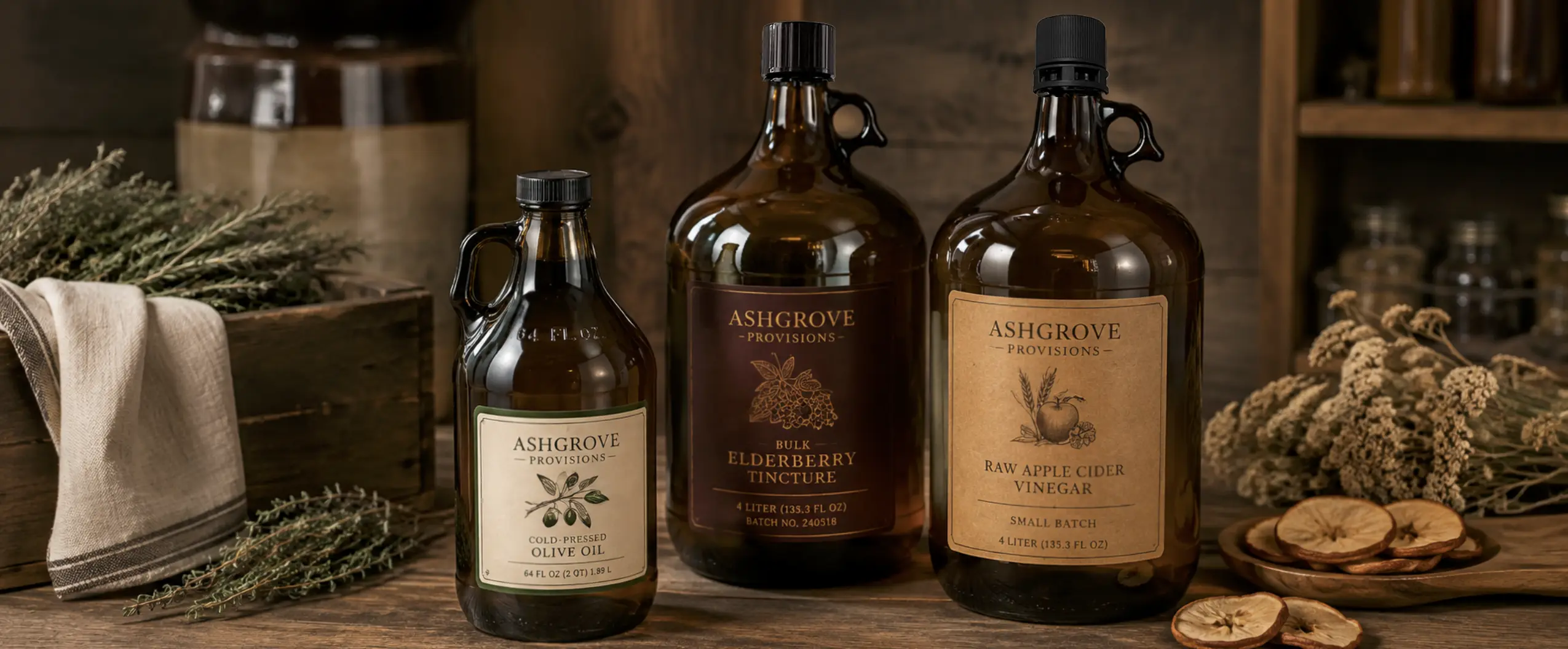 Product Spotlight: Amber Glass Jugs