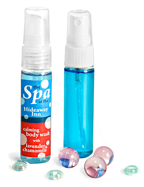 Clear PET Slimline Cylinders w/ Caps
