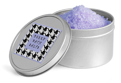 Deep Metal Tins With Rolled Edge Covers