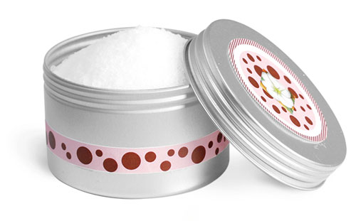 bath salt tins