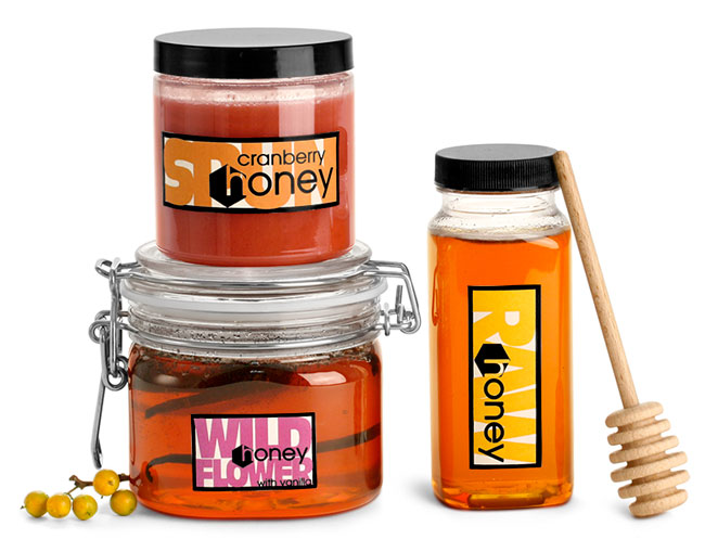 Honey Jars and Bottles Labels