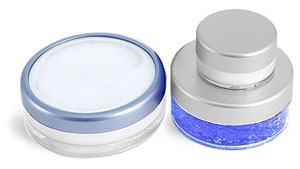 PET and Styrene Plastic Jars w/ Caps