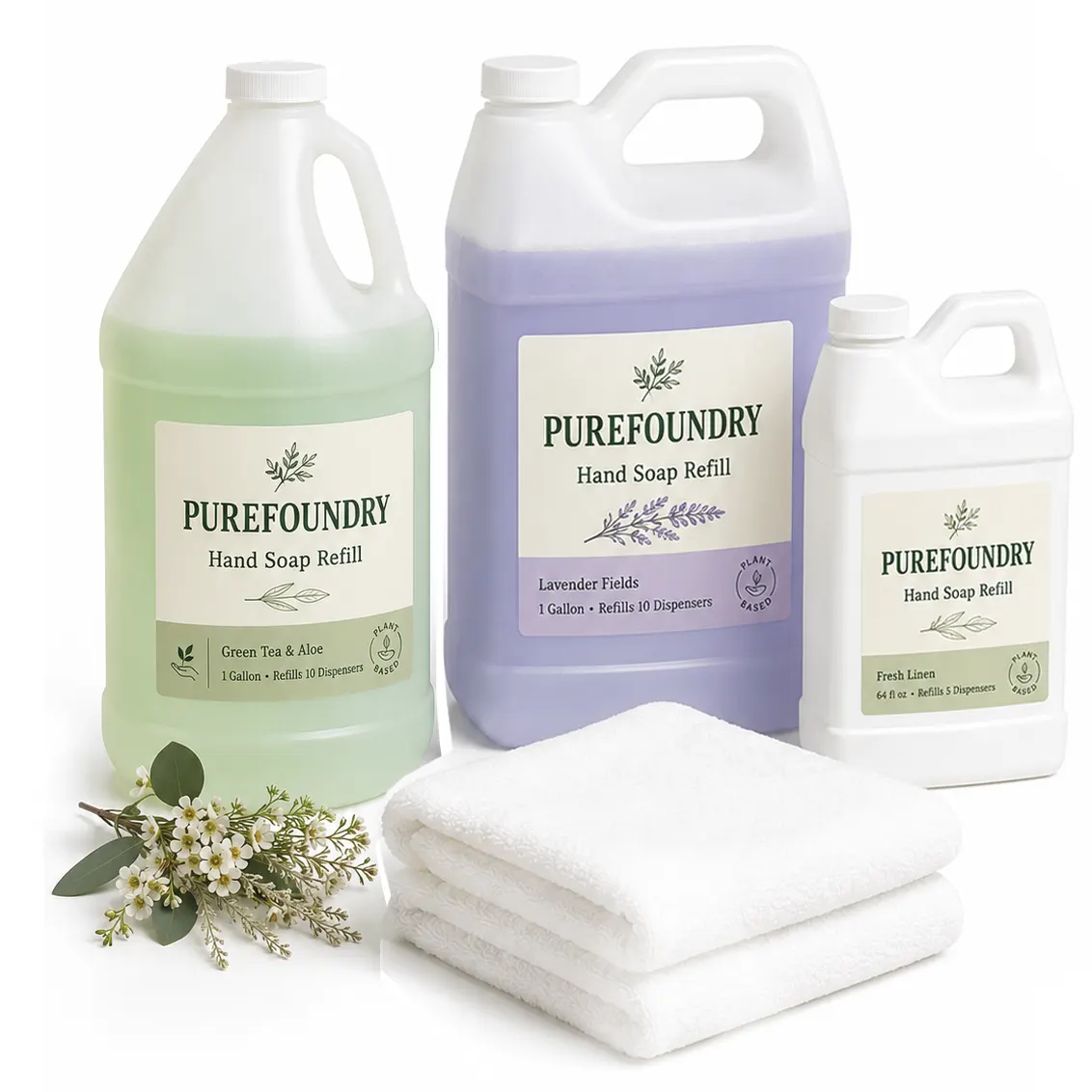 Hand Soap Refill Bottles
