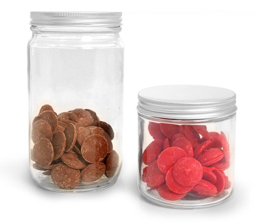 Glass Candy Storage Jars 