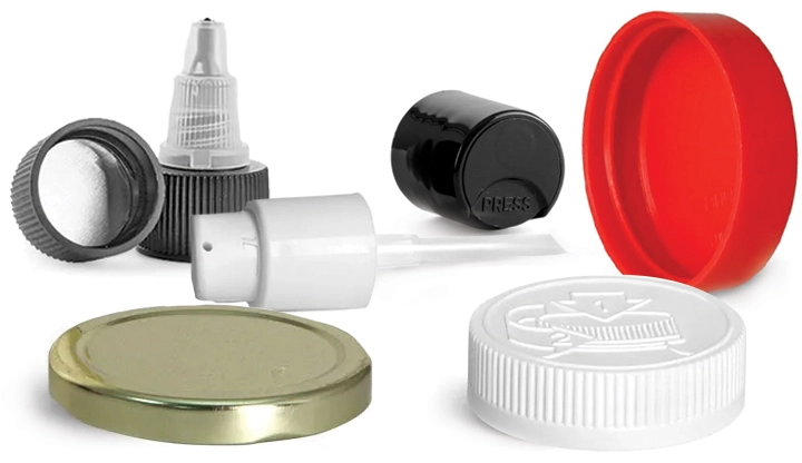 Plastic cap clearance sizes