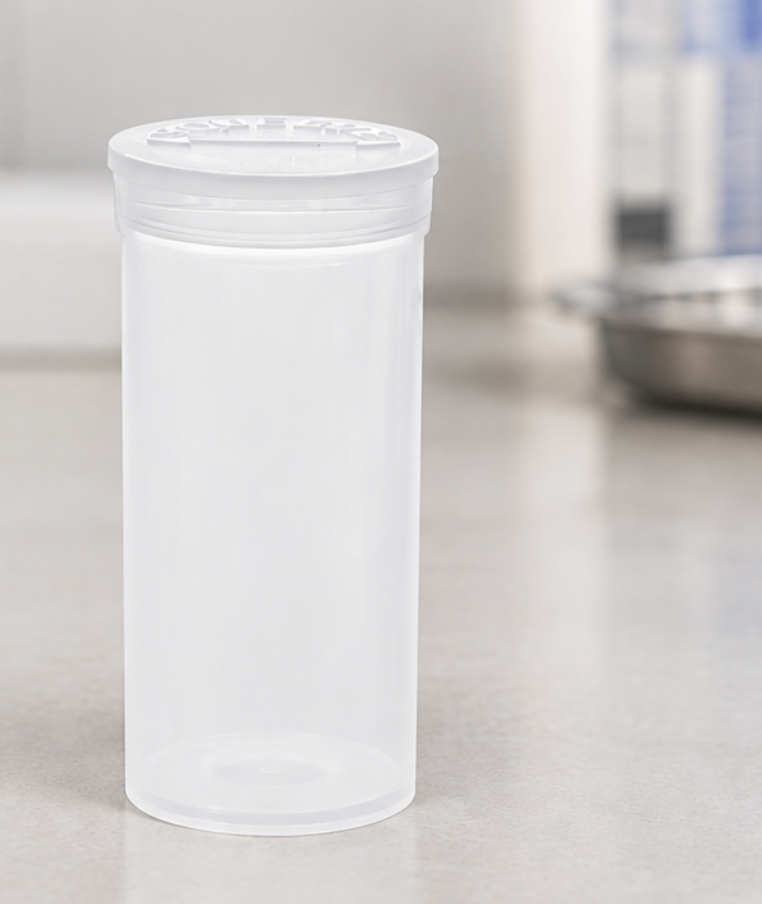 Child-Resistant Cap on a Bottle