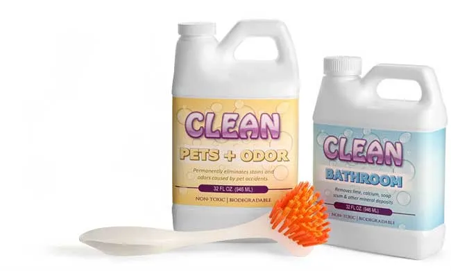 Plastic Cleaner Bottles, Industrial & Cleaning Product Packaging