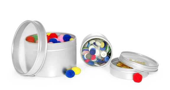 Metal Tins To Organize Your Hobby and Craft Supplies