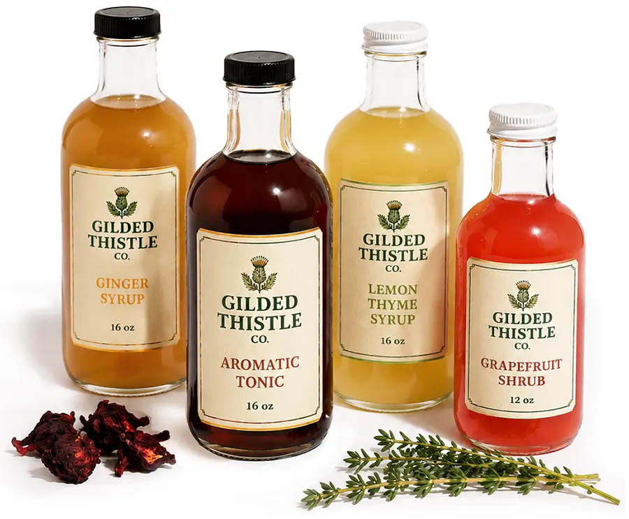 Cocktail Mixer Bottles