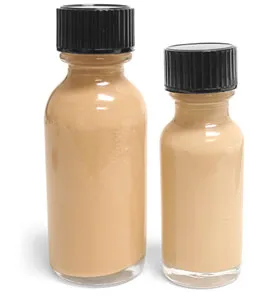 Glass Foundation Bottles, Cosmetic Containers