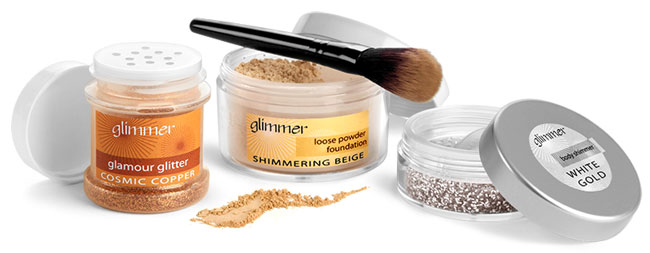 Body Glitter & Powder Foundation Jars