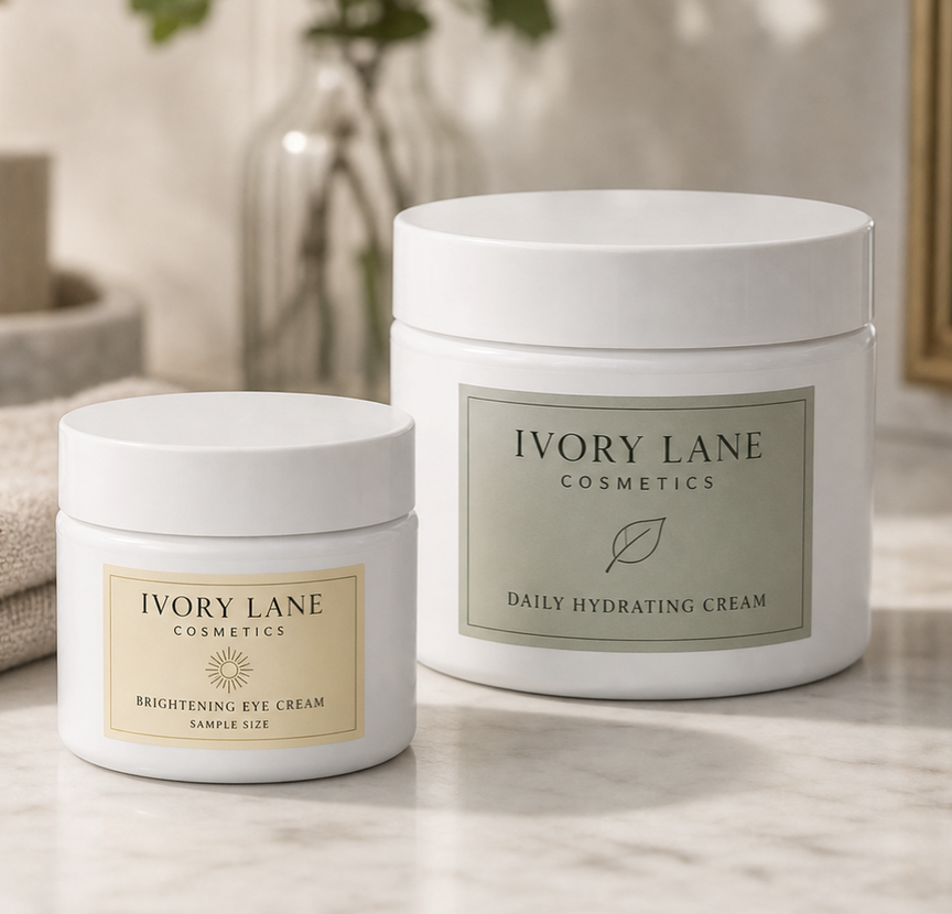 Double Wall Cosmetic Jar Construction