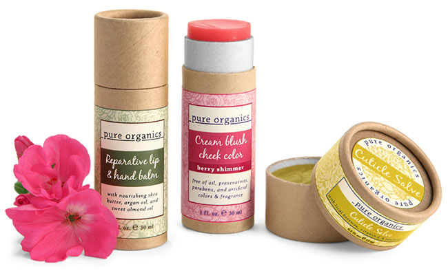 Paperboard Jars and Push-Up Tubes