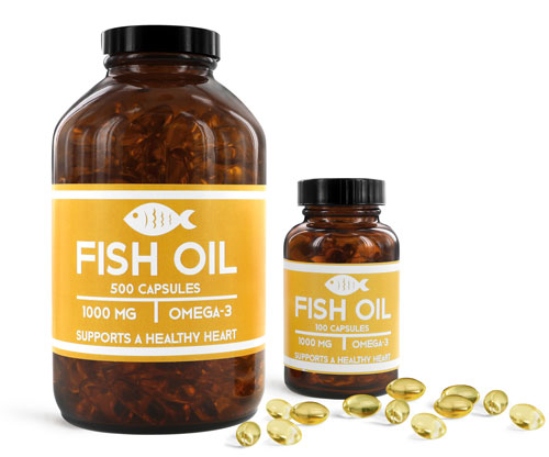 OTC Pharmaceutical Bottles, Fish Oil Bottles