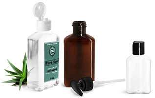 Oblong Bath & Body Bottles