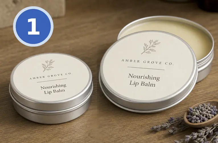 Flat Metal Tins with Rolled Edge Covers