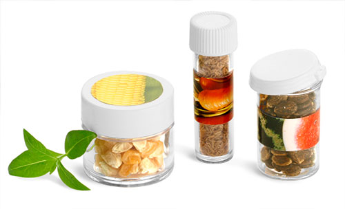 Polystyrene Seed Jars & Vials
