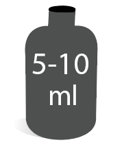 Small Glass Bottles, 5 ml &10 ml Glass Bottles