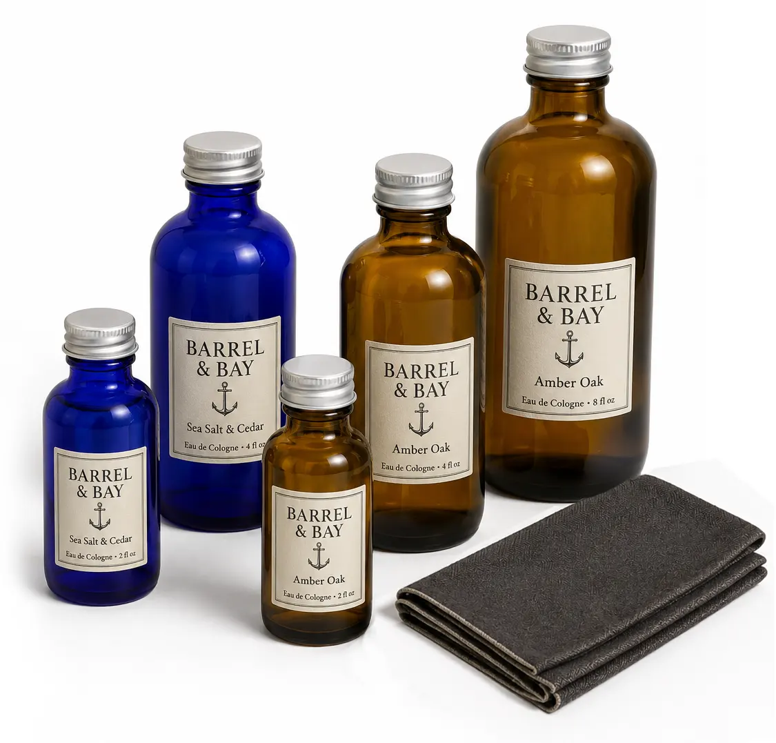 Glass Cologne Bottles