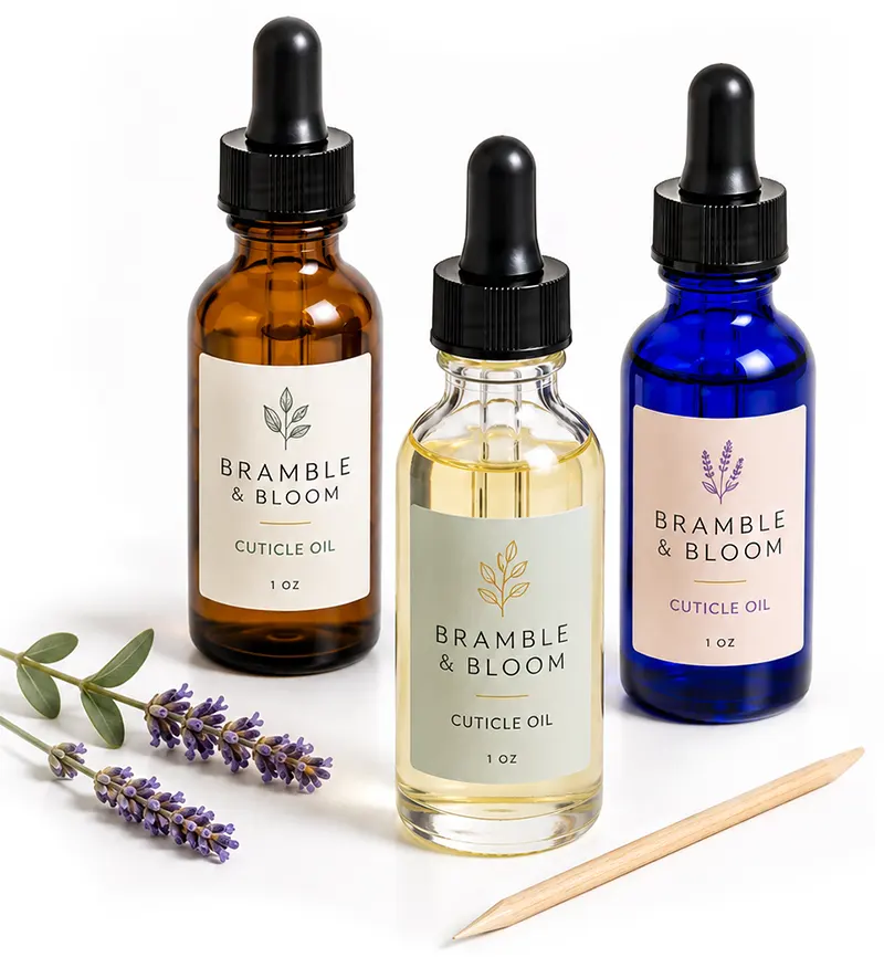 Glass Cuticle Oil Bottles