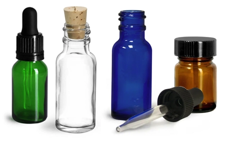 Half Ounce Glass Bottles