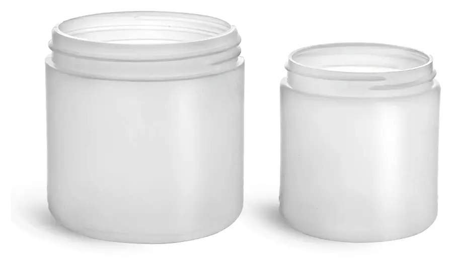 Product Replacement - 8 oz & 16 oz Natural HDPE Straight Sided Jars